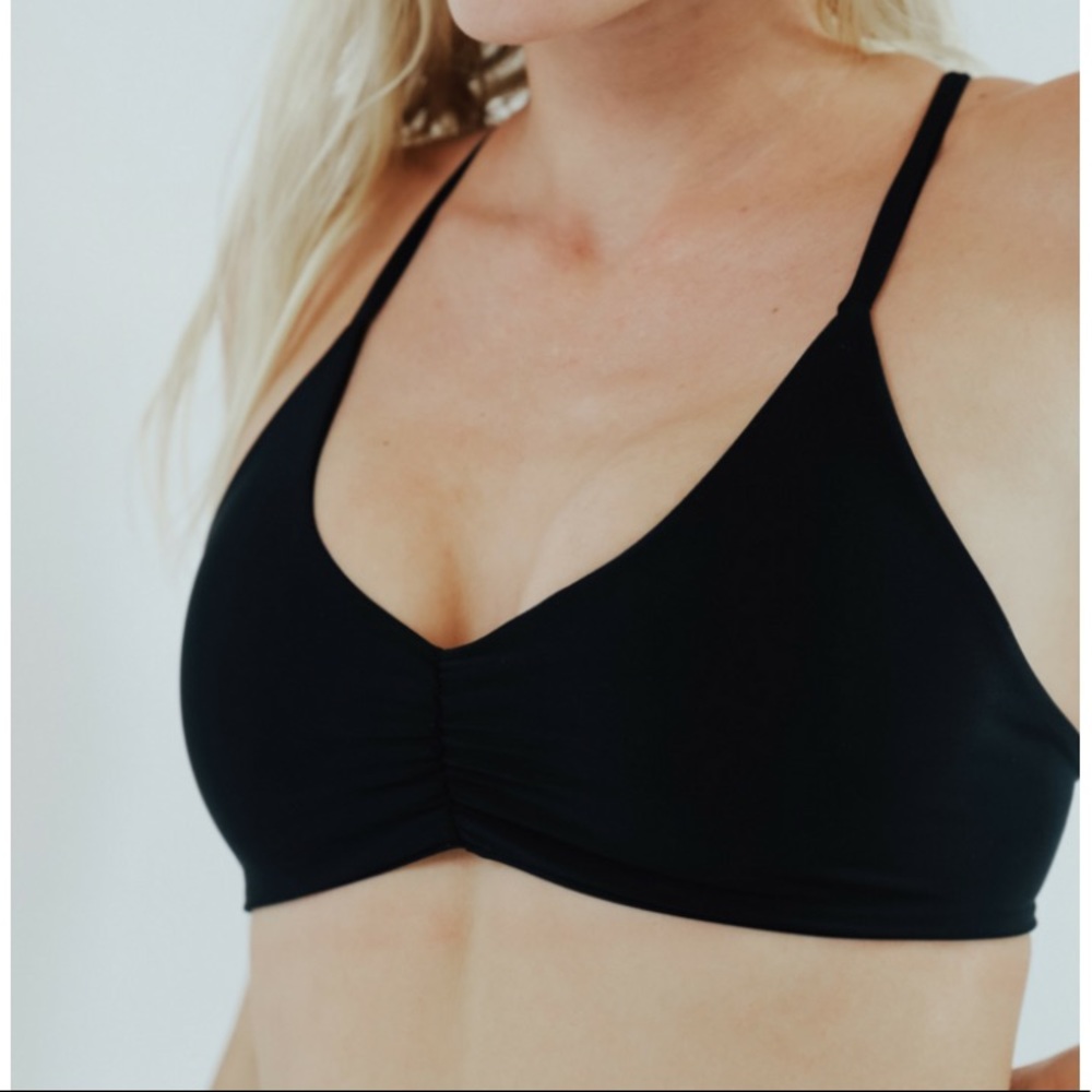 Fused Hawaii Black Lava Kohanaika Bikini Top